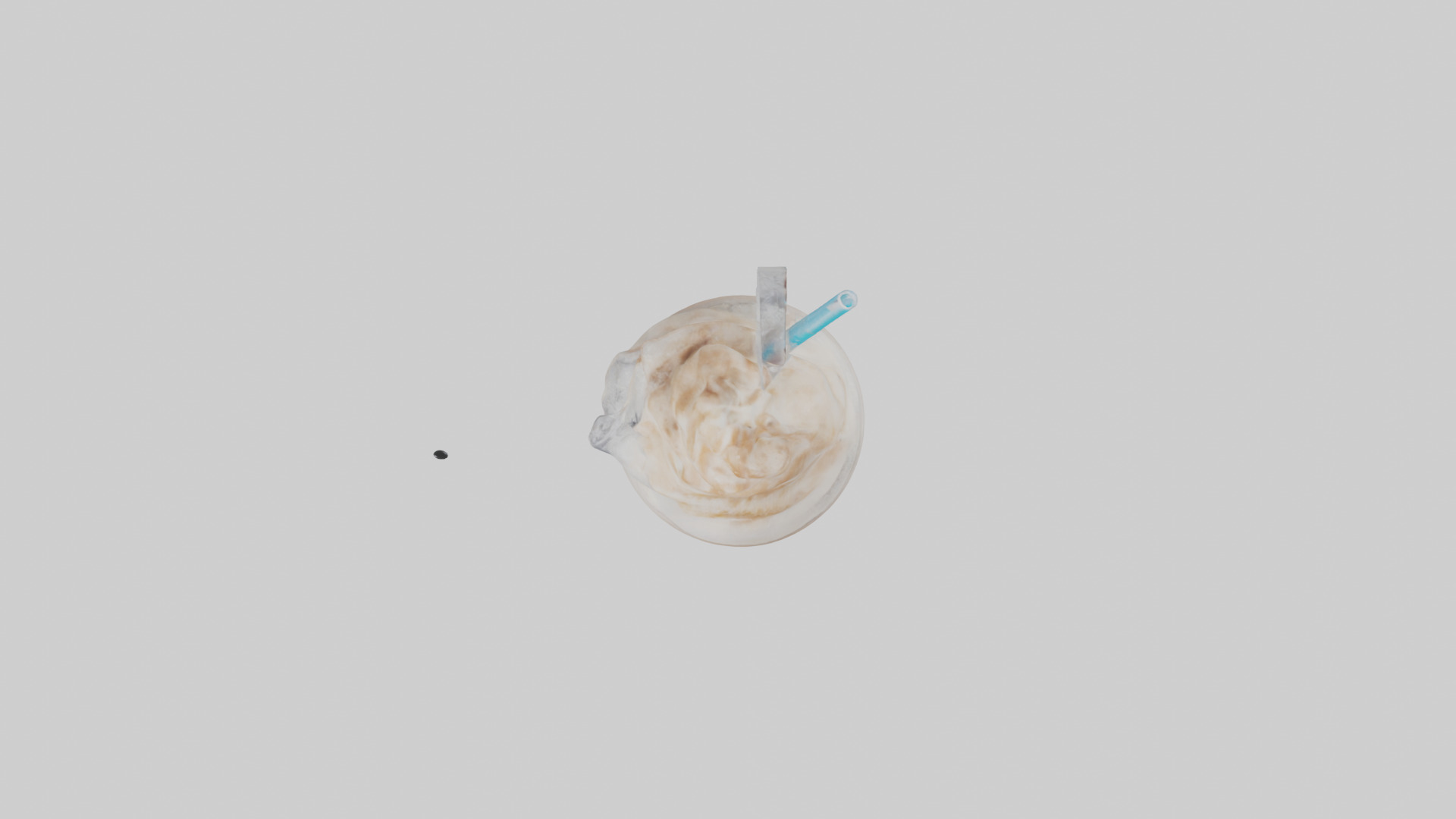 Frozen coffee drink model 3D model_14