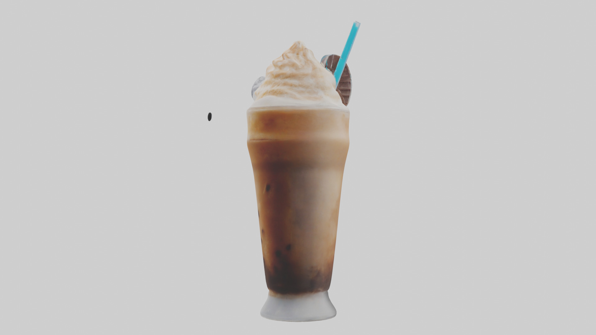 Frozen coffee drink model 3D model_8