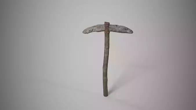Pickaxe Low-poly 3D model