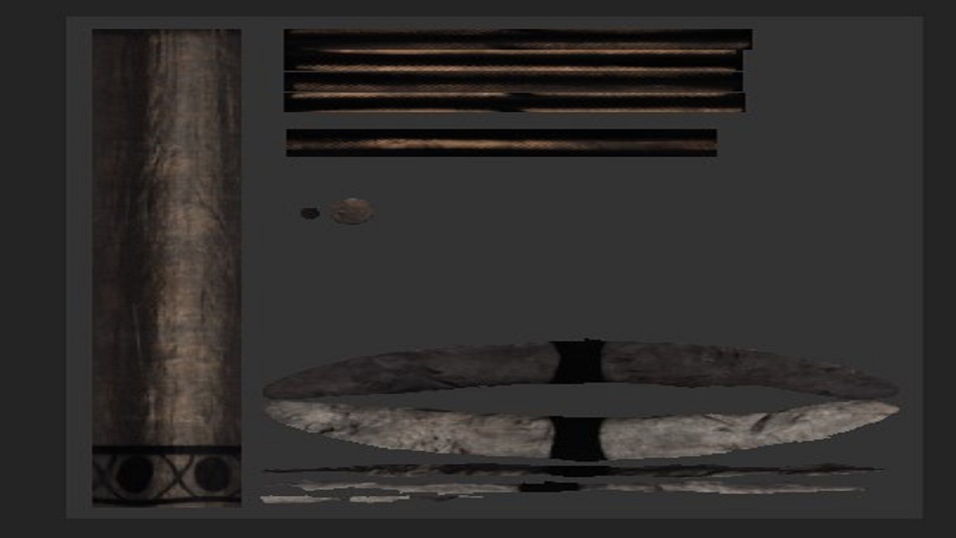 Pickaxe Low-poly 3D model_14