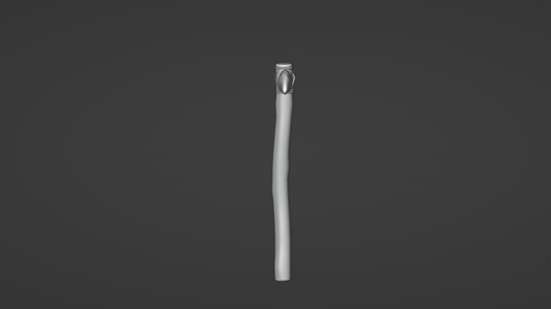 Pickaxe Low-poly 3D model_8