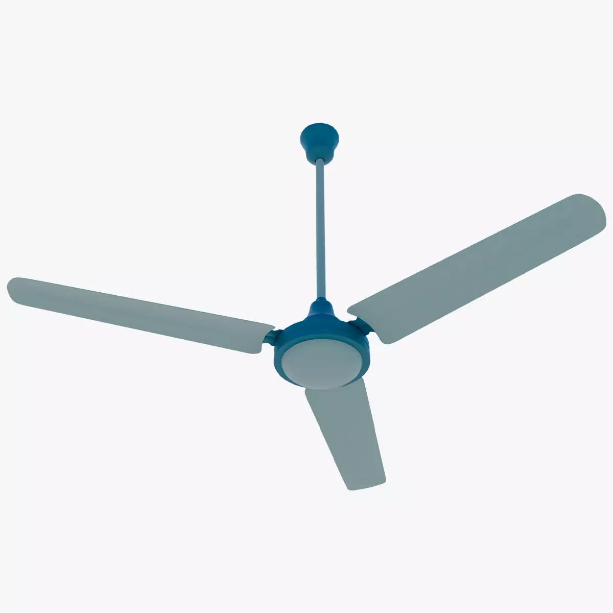 Ceiling Fan Low-poly 3D model_0
