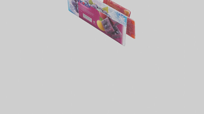 Frozen Fruit Bars Pack model 3D model 5