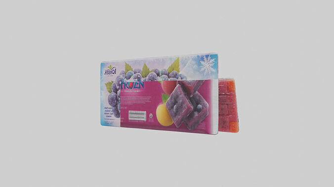Frozen Fruit Bars Pack model 3D model 3