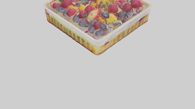 Frozen Fruit Tart Pack model 3D model 5
