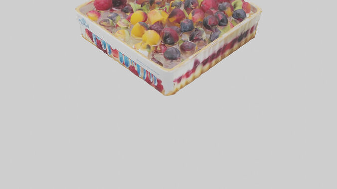 Frozen Fruit Tart Pack model 3D model 6
