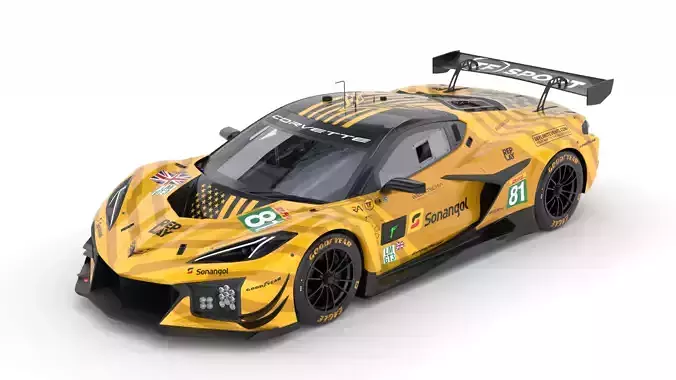 Corvette Z06 GT3 R LMGT3 2025 3D model
