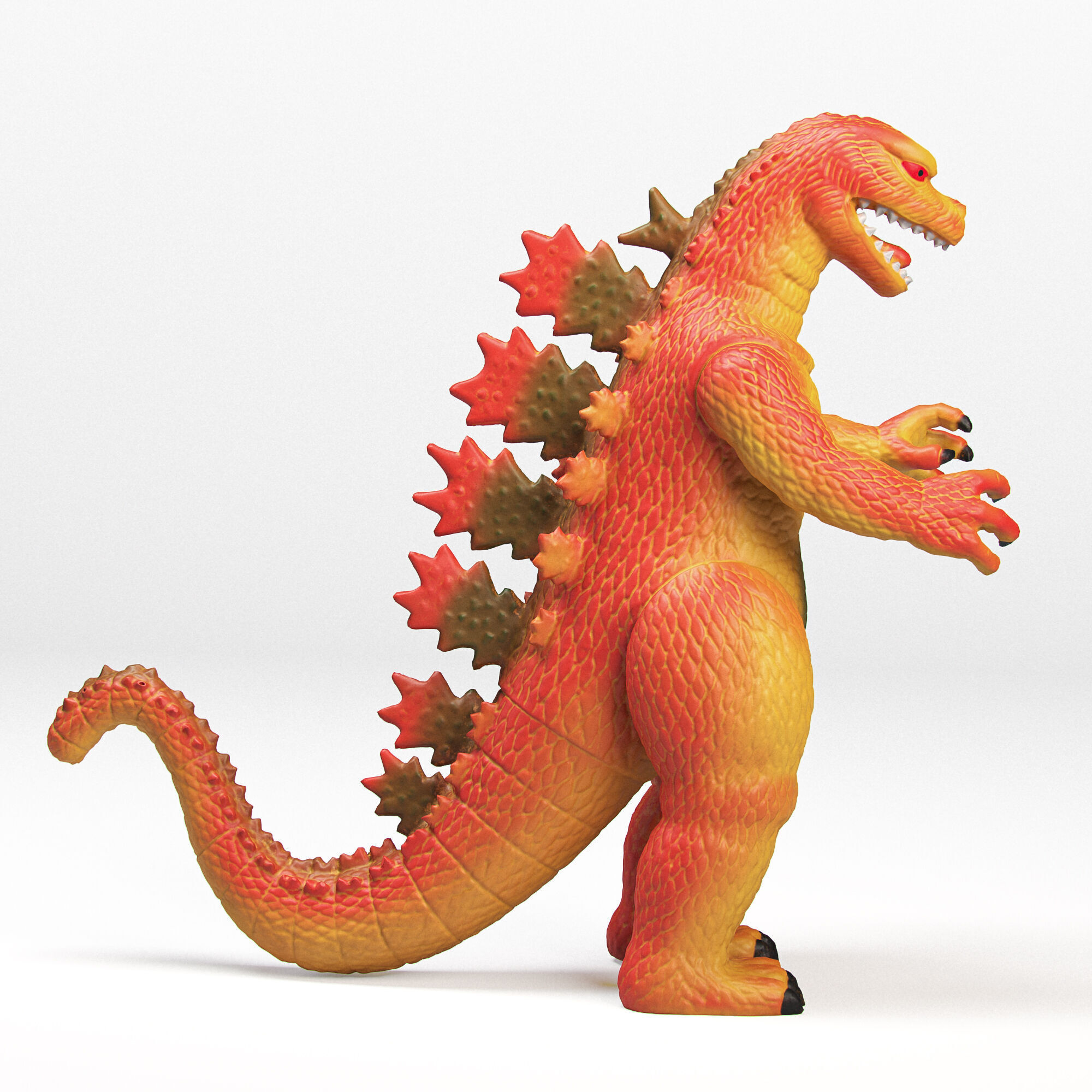 Toy Godzilla Low-poly 3D model_4
