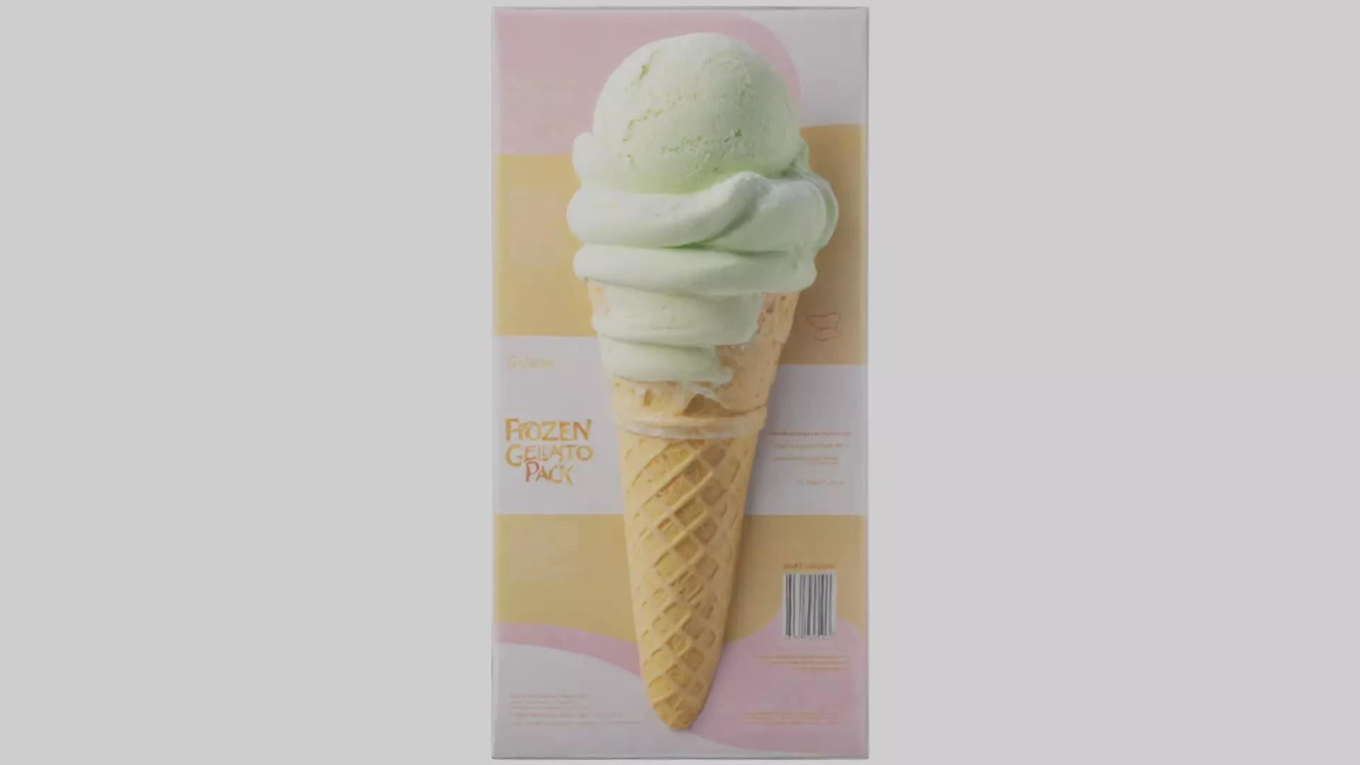 Frozen Gelato Pack model 3D model_0