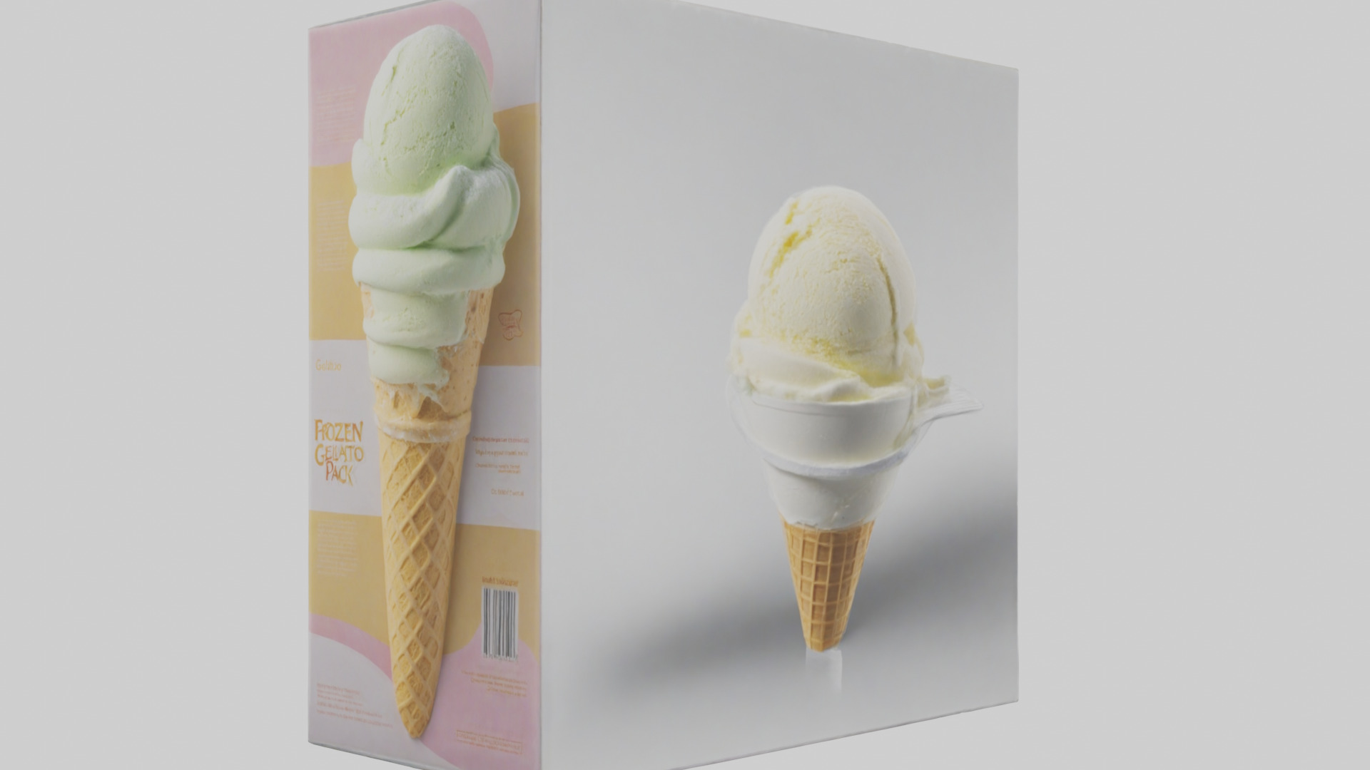 Frozen Gelato Pack model 3D model_2