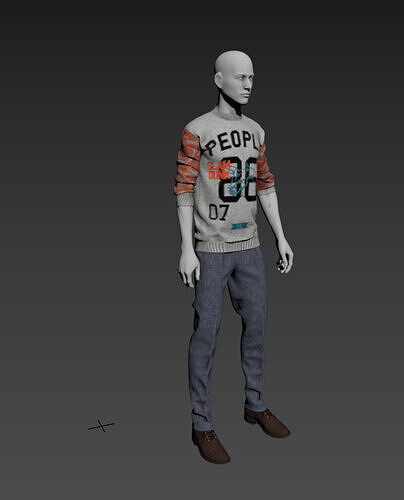 Erkek manken Free 3D model