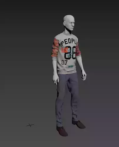 Erkek manken Free 3D model