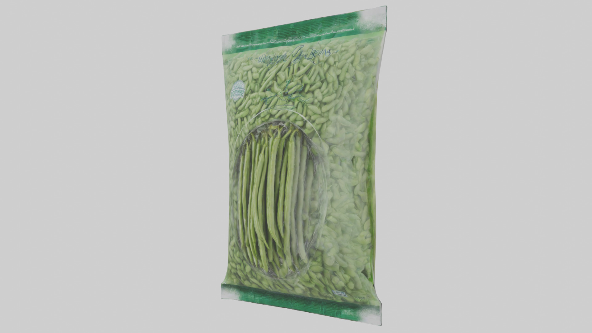 Frozen Green Beans Pack model 3D model_8