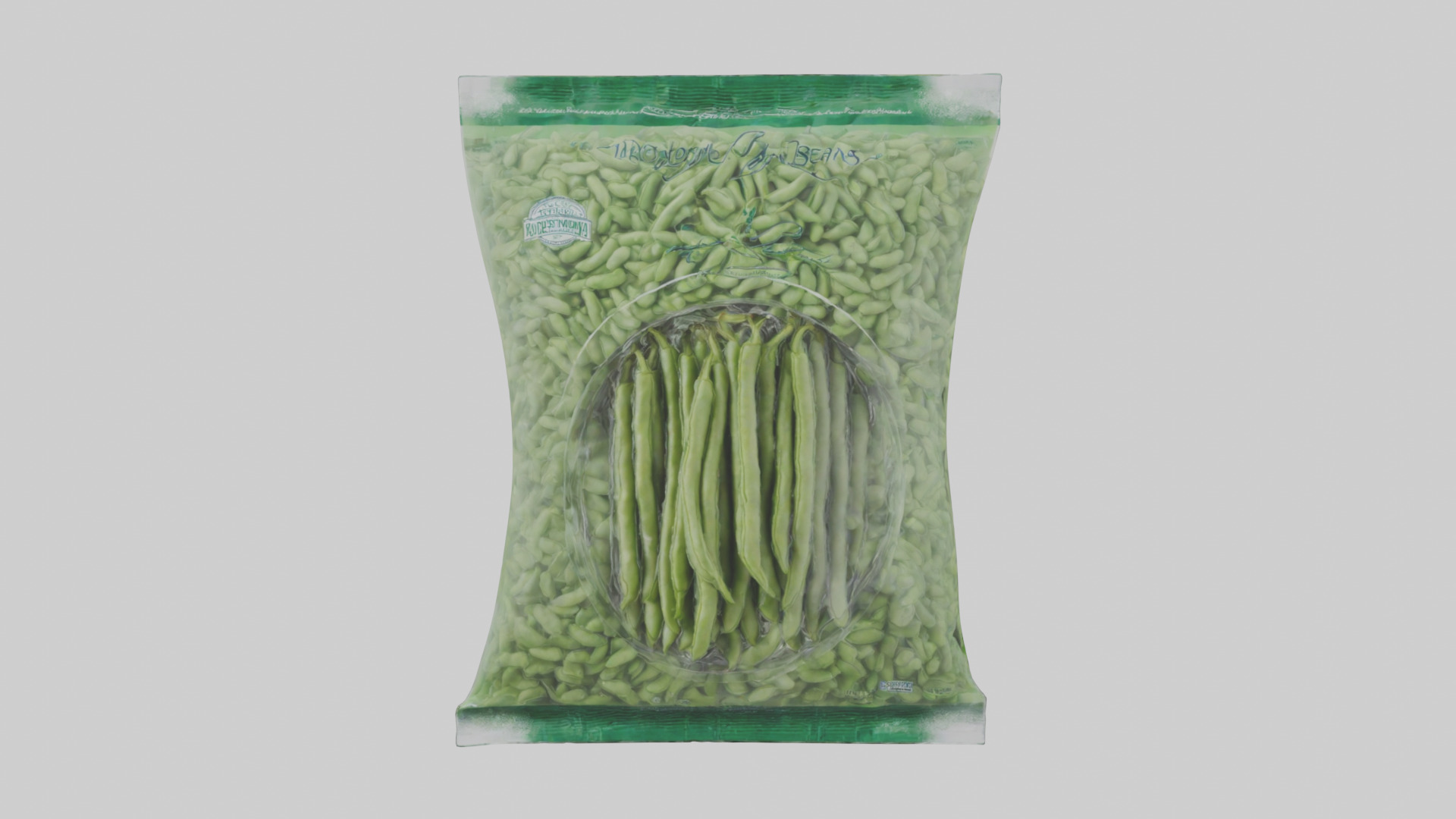 Frozen Green Beans Pack model 3D model_9
