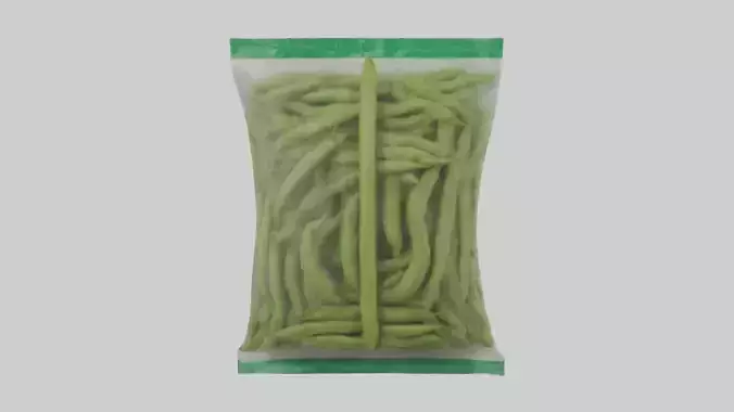 Frozen Green Beans Pack model
