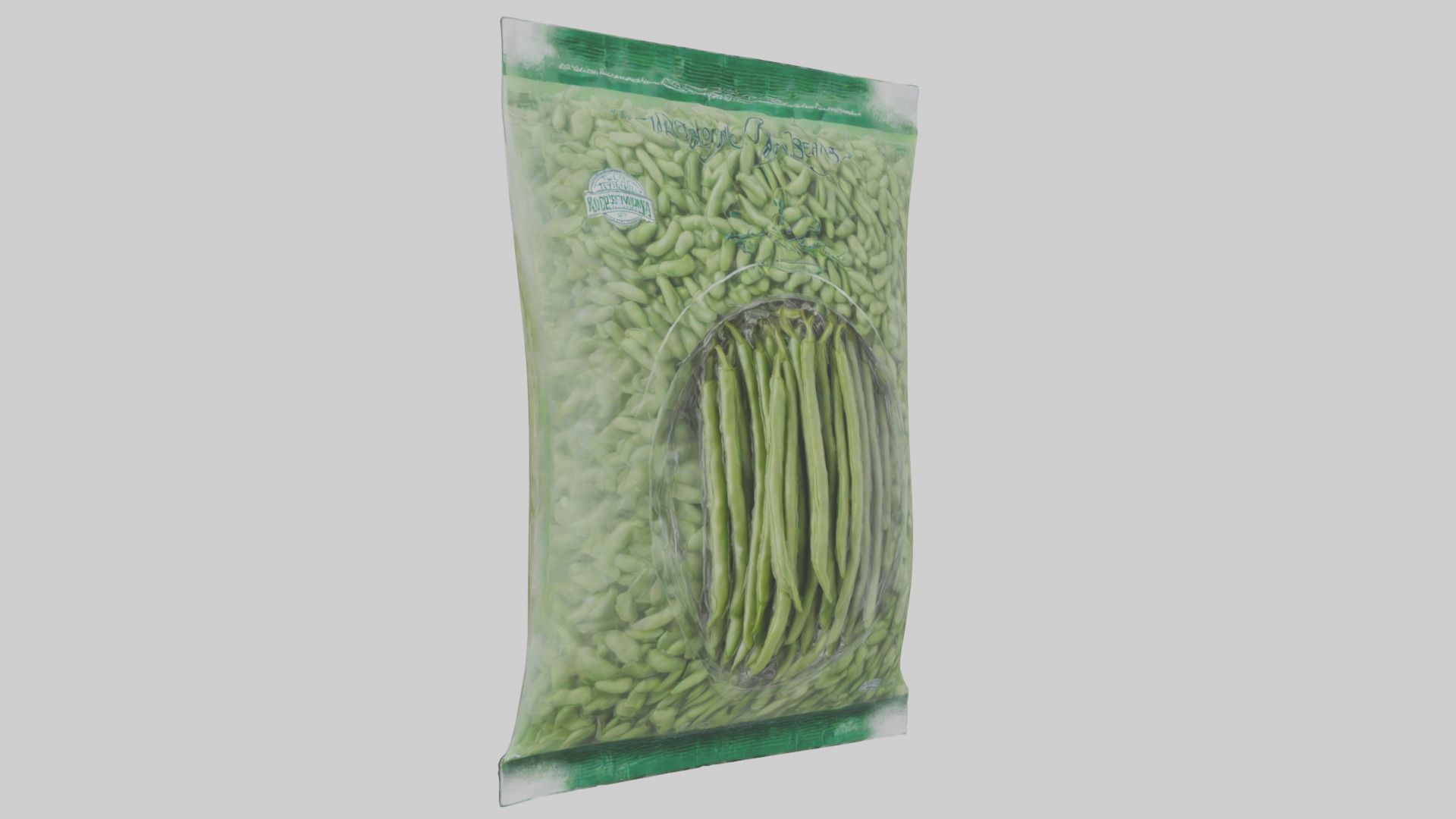 Frozen Green Beans Pack model 3D model_11