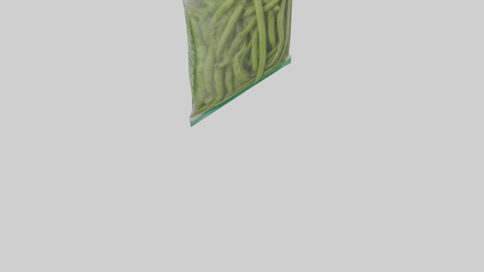 Frozen Green Beans Pack model 3D model_3