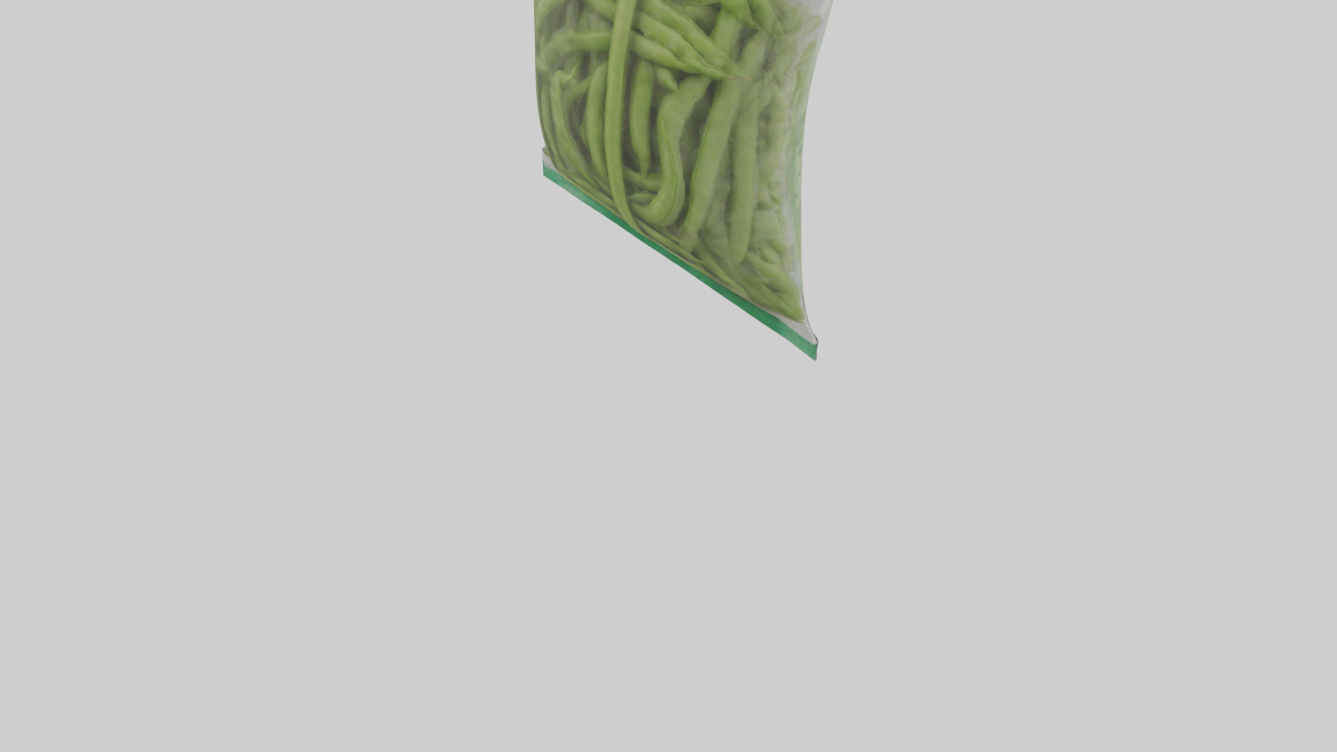 Frozen Green Beans Pack model 3D model_4