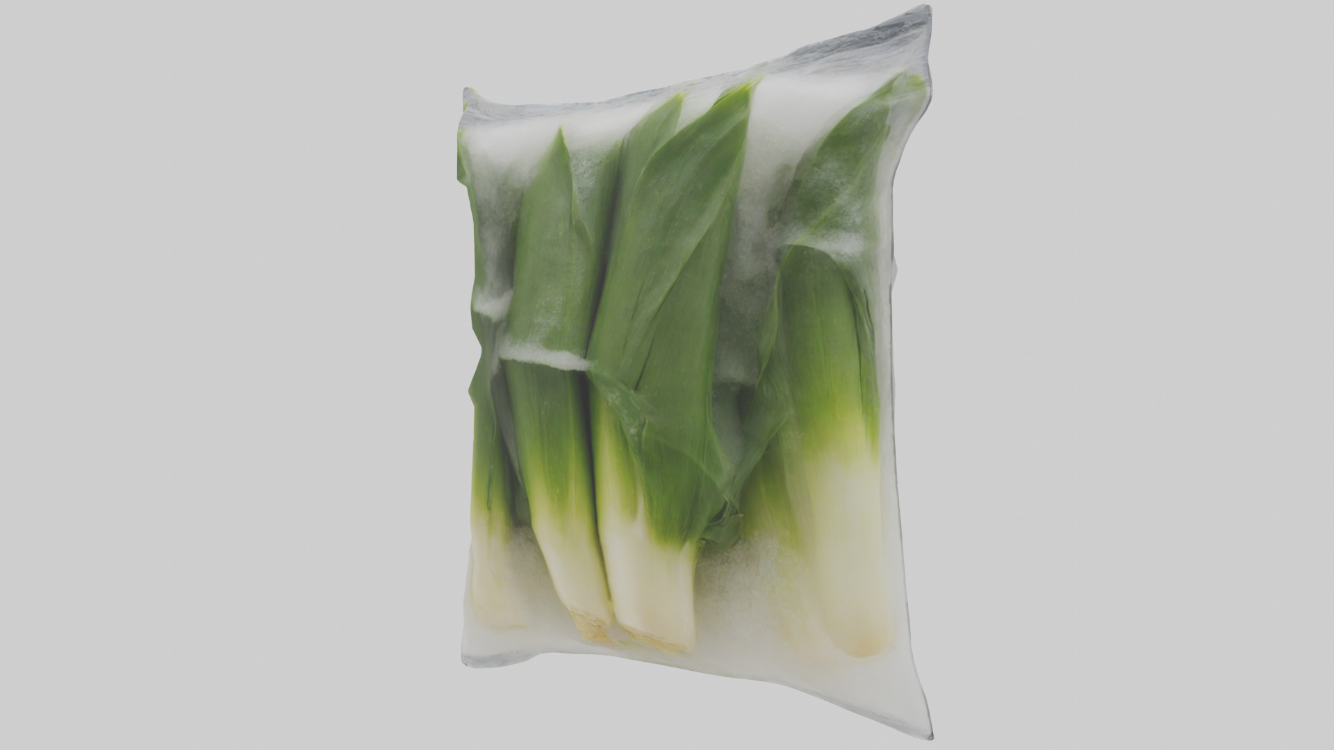 Frozen Leeks Pack model 3D model_2