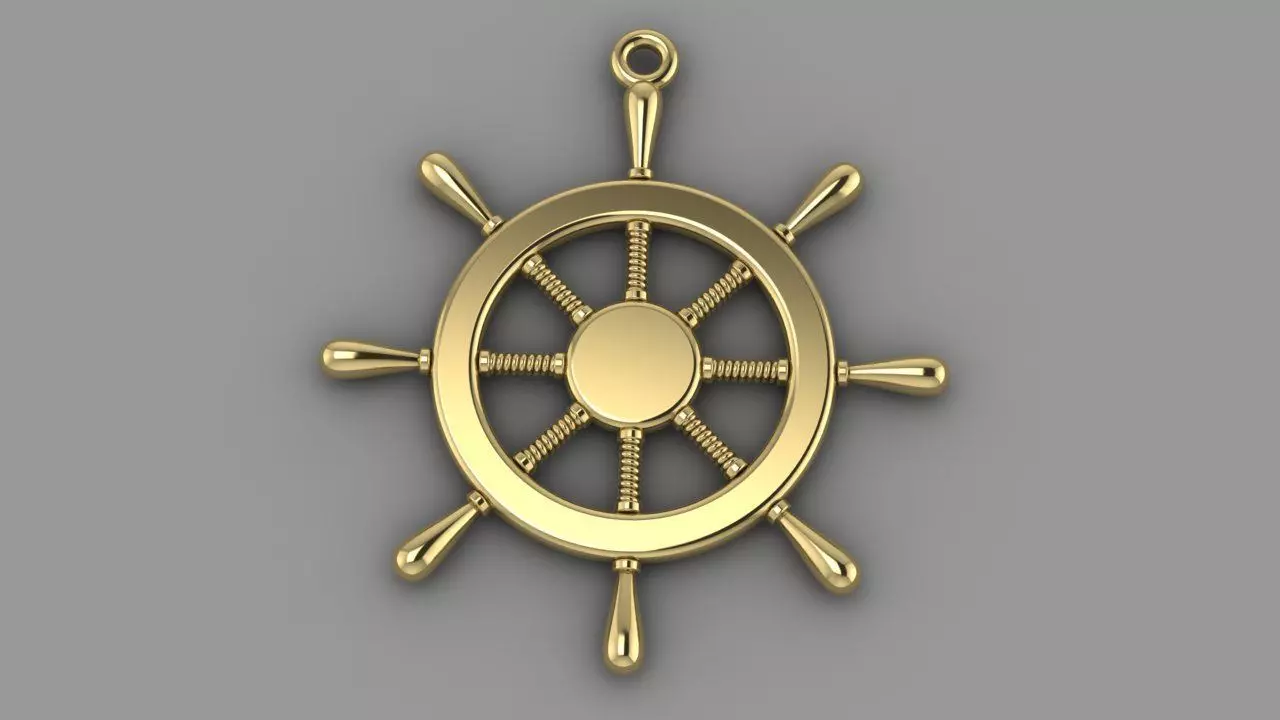 Pendant Wheel Free 3D print model