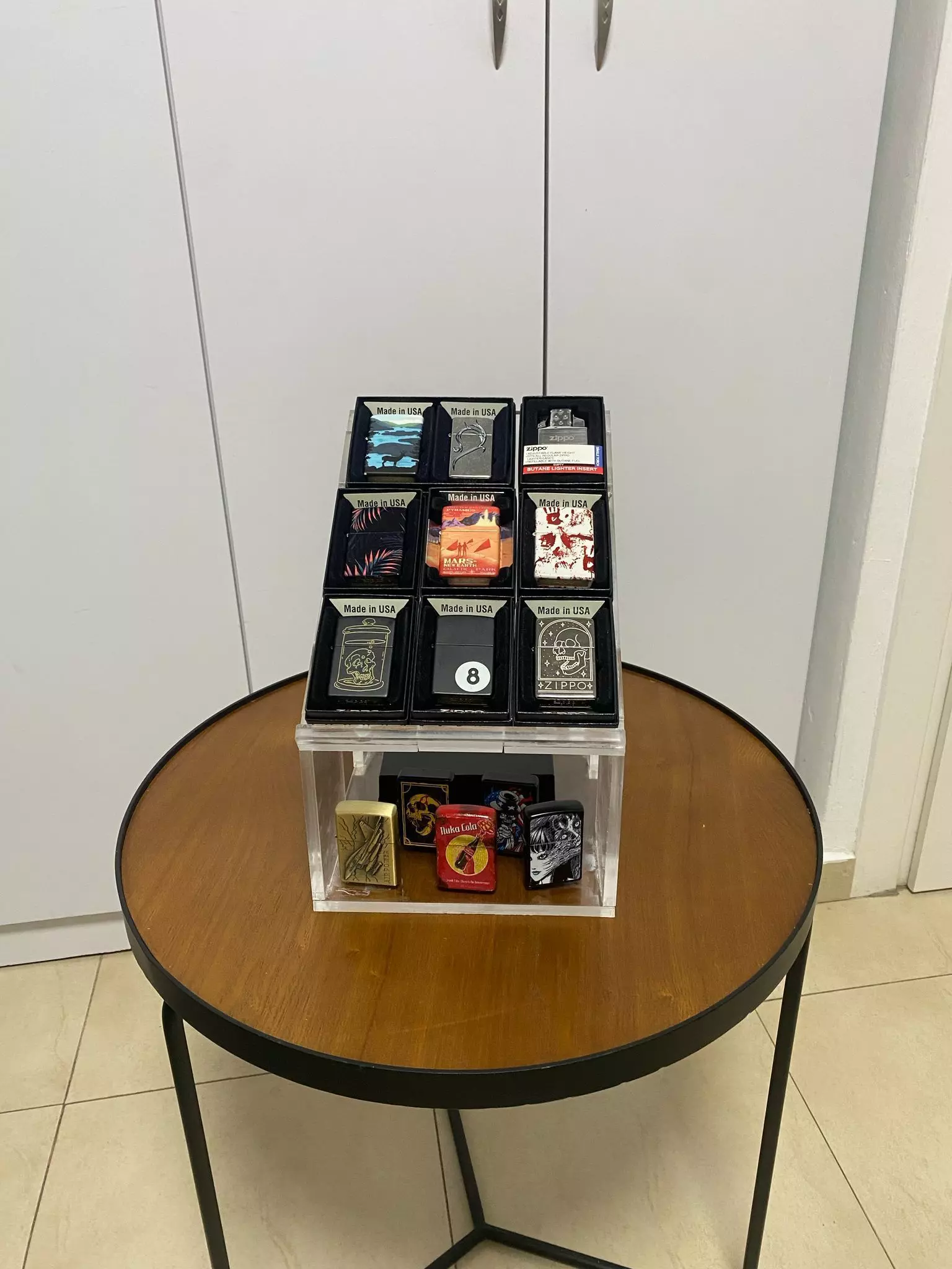 zippo lighter stand 3D print model_0