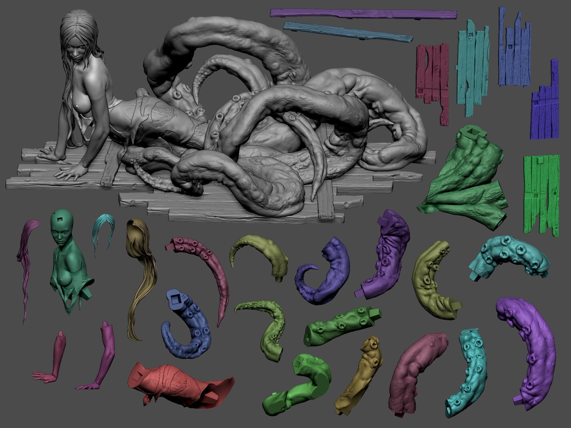 Good Catch - printable stl 3D print model_7