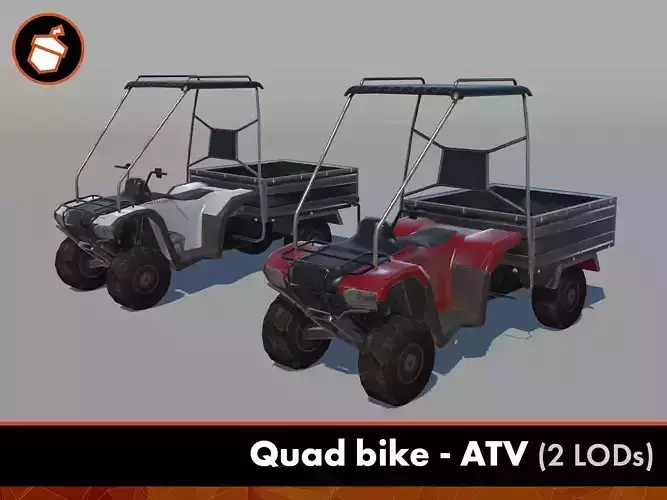 Quad bikes with cart