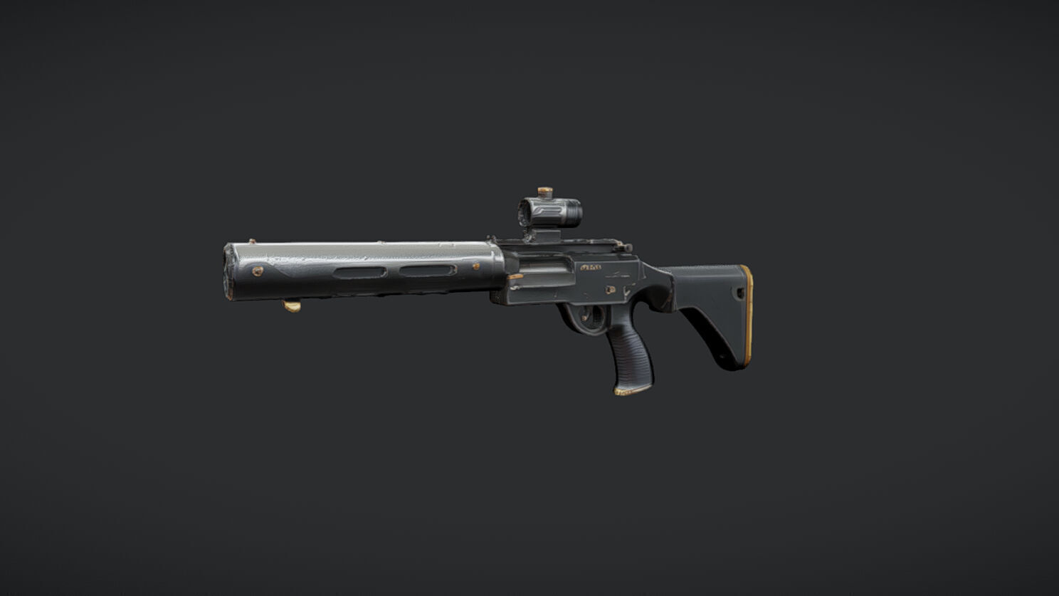 tactical sniper rifle 3D model_4