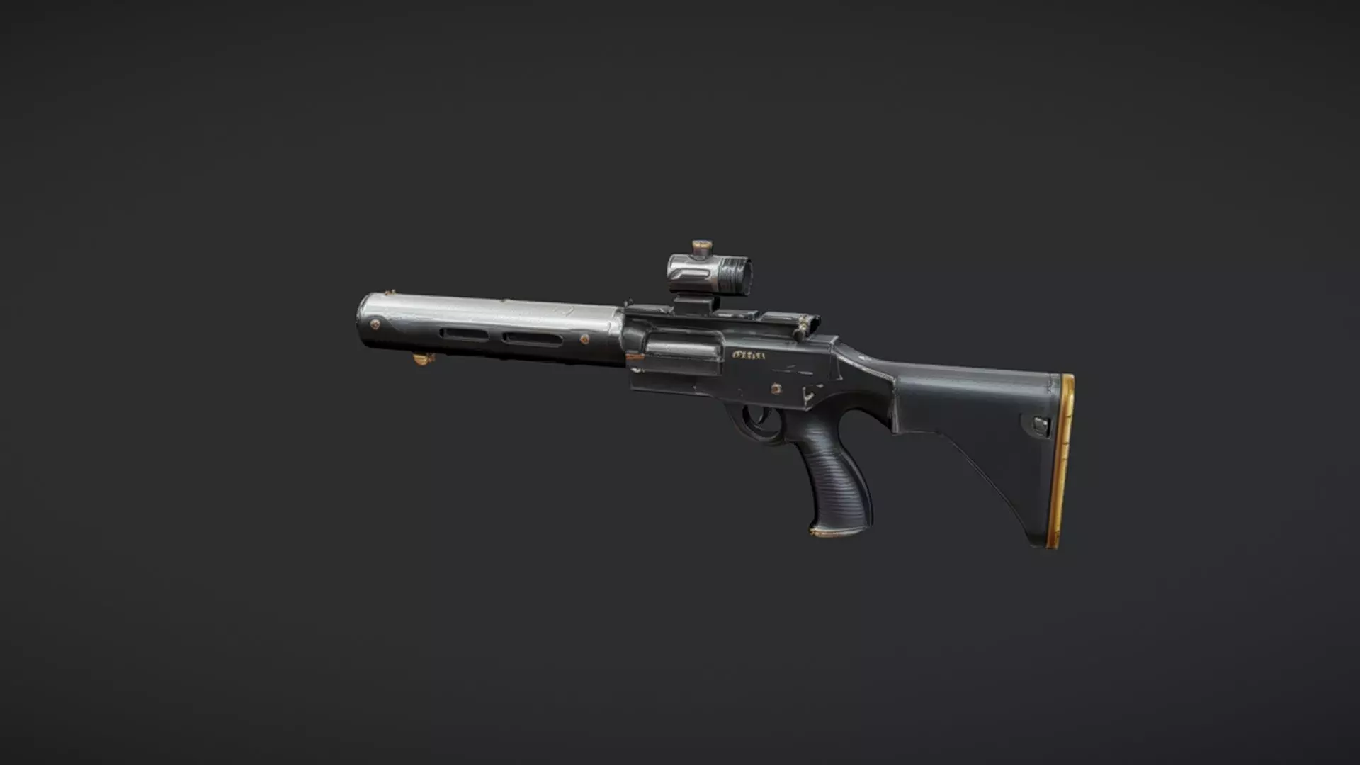 tactical sniper rifle 3D model_0