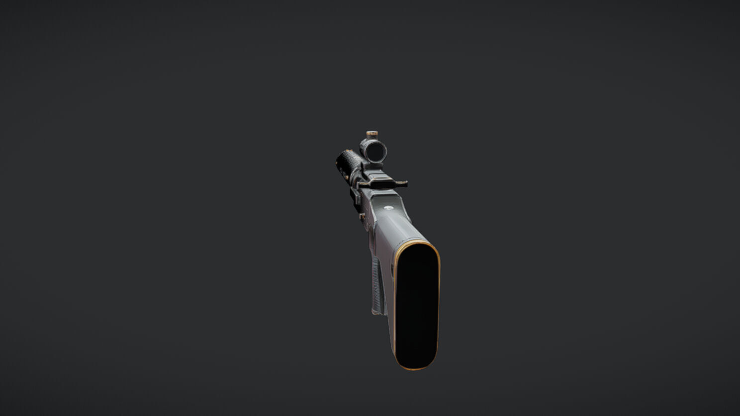 tactical sniper rifle 3D model_1