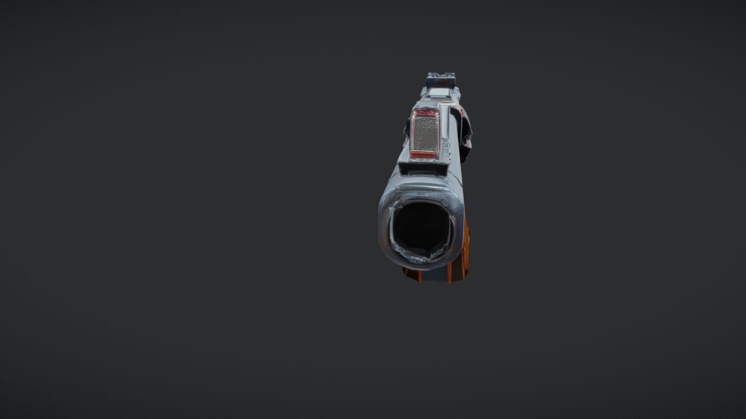 realistic handgun illustration 3D model_3