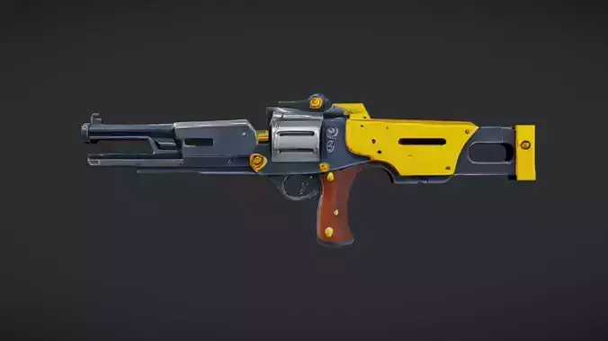 futuristic sci-fi gun 2