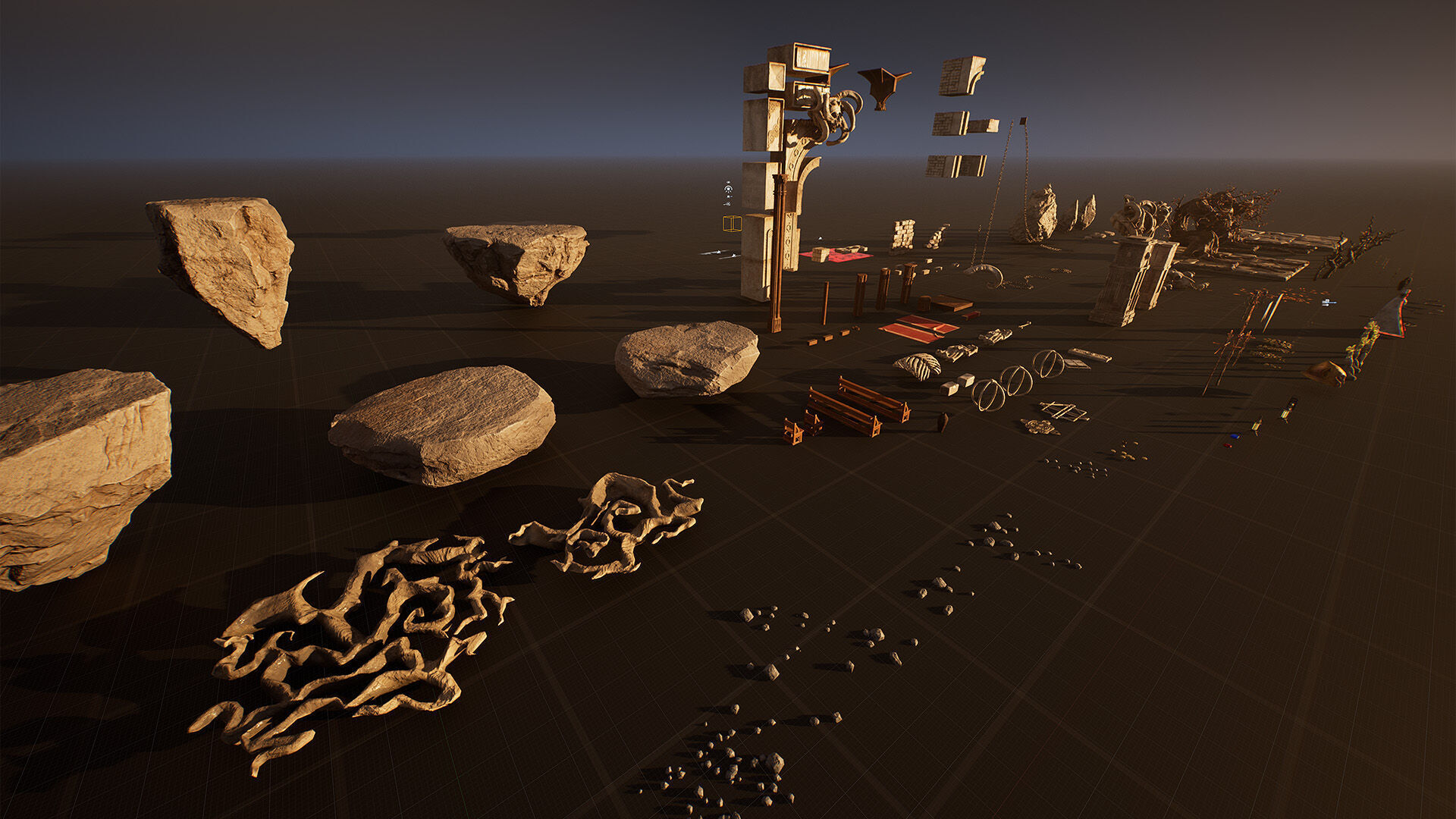 Hell Gate Environment Kit - UE5 Low-poly 3D model_18