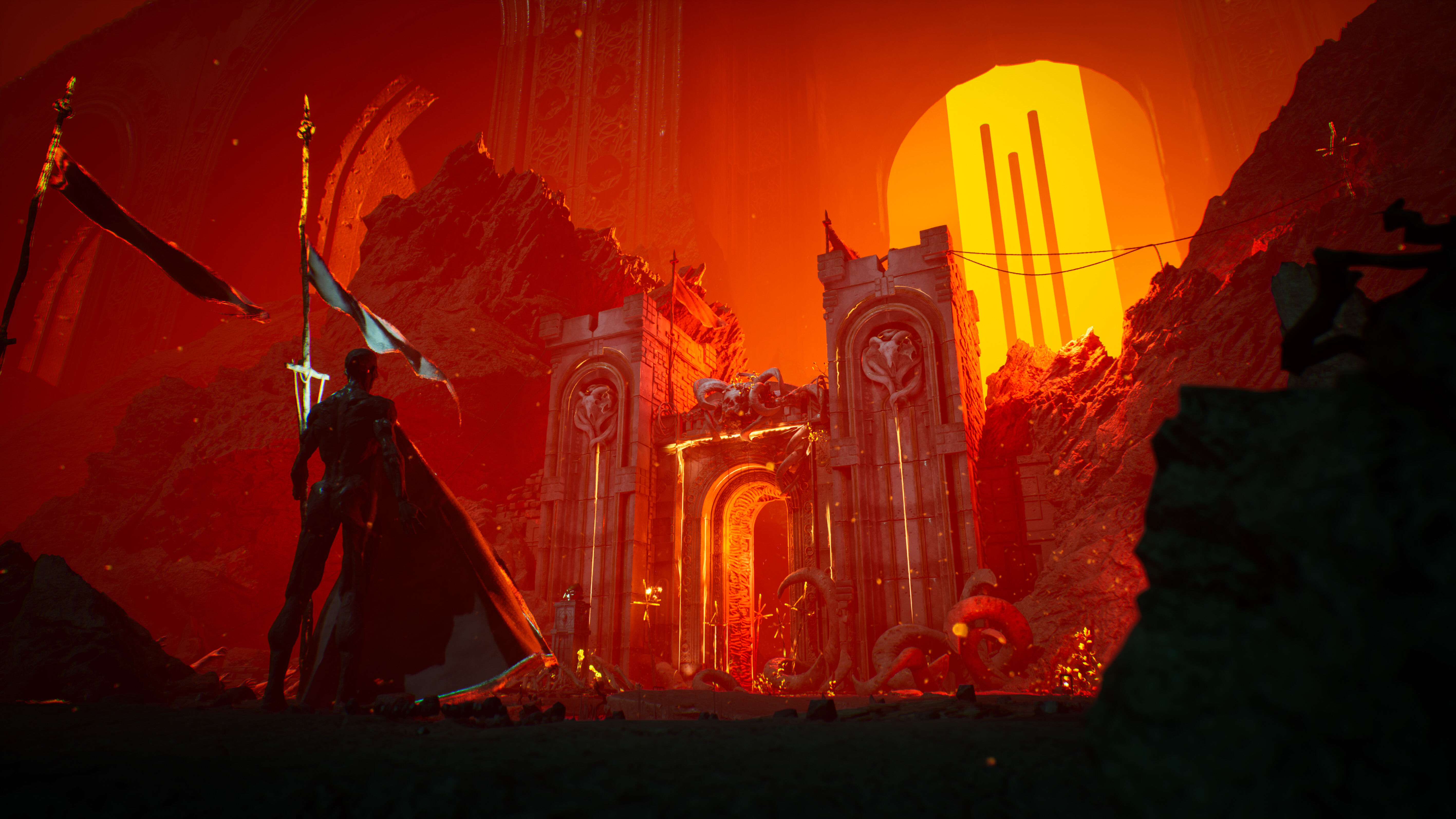 Hell Gate Environment Kit - UE5 Low-poly 3D model_2