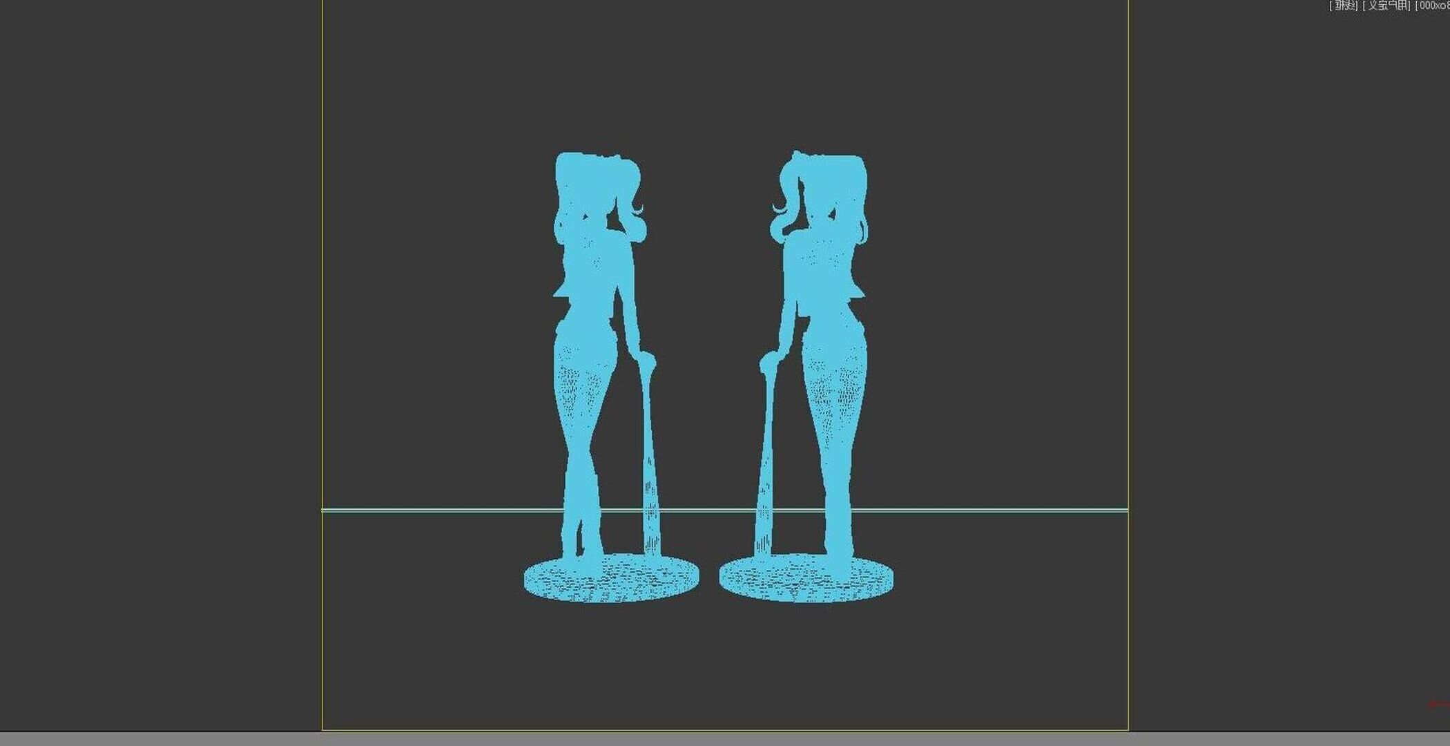 Decoration Ugly DC Sculpture 3D model_6