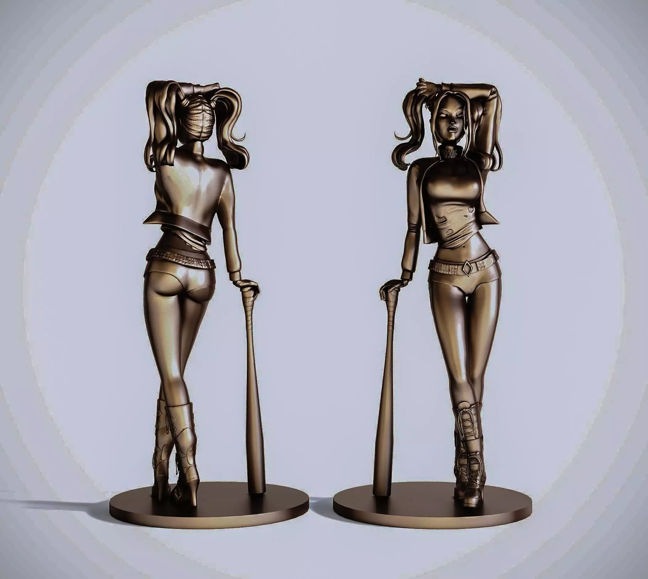 Decoration Ugly DC Sculpture 3D model_0