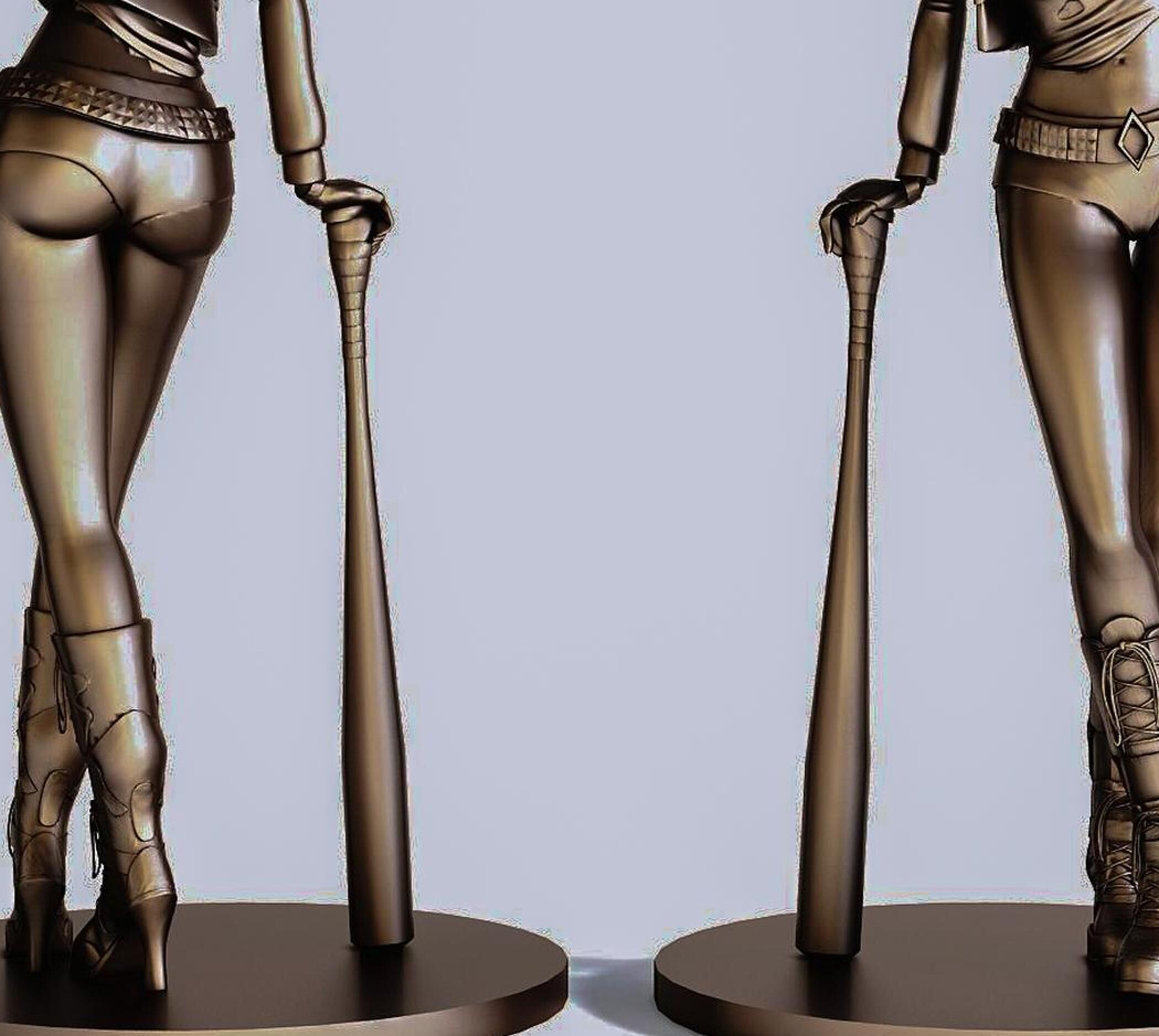 Decoration Ugly DC Sculpture 3D model_5