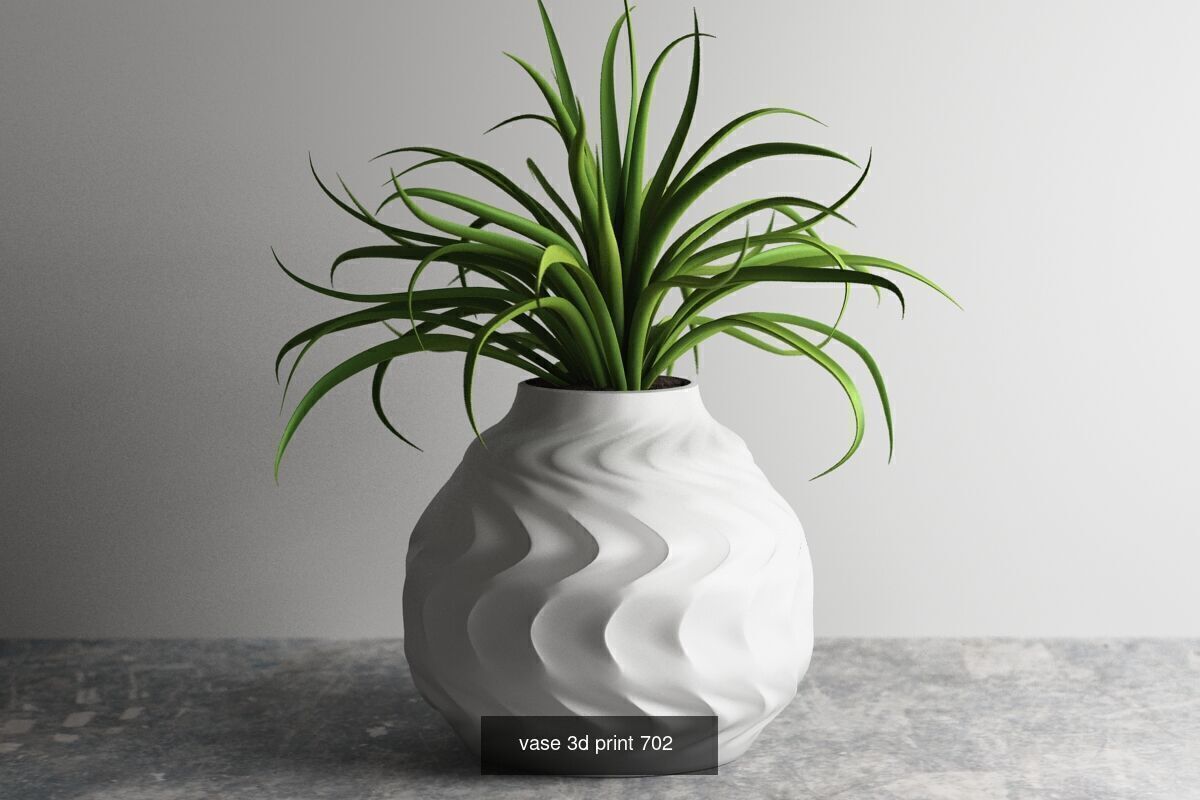 20 vase pot 3d print pack collection _4