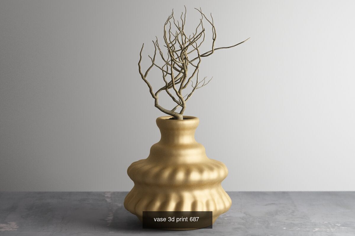 20 vase pot 3d print pack collection _7