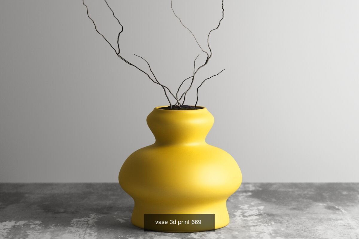 20 vase pot 3d print pack collection _21