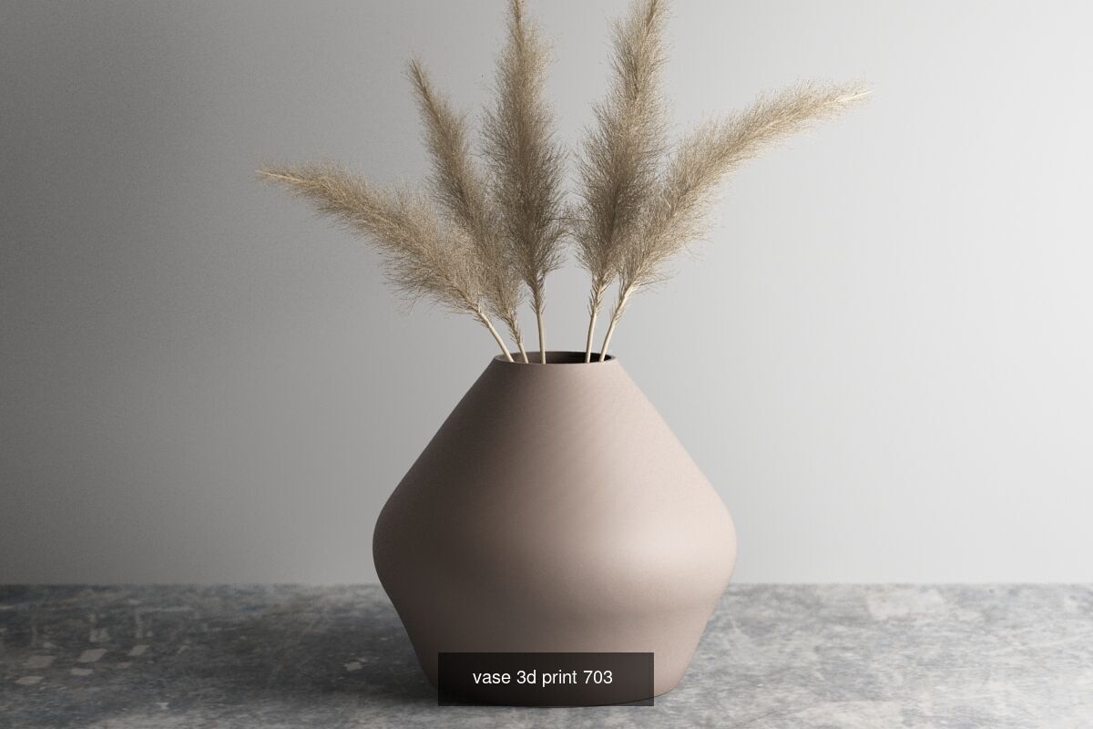 20 vase pot 3d print pack collection _3