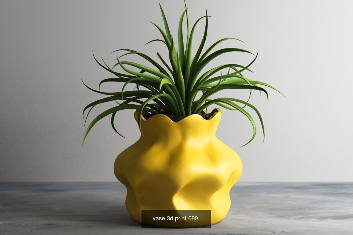 20 vase pot 3d print pack collection _14