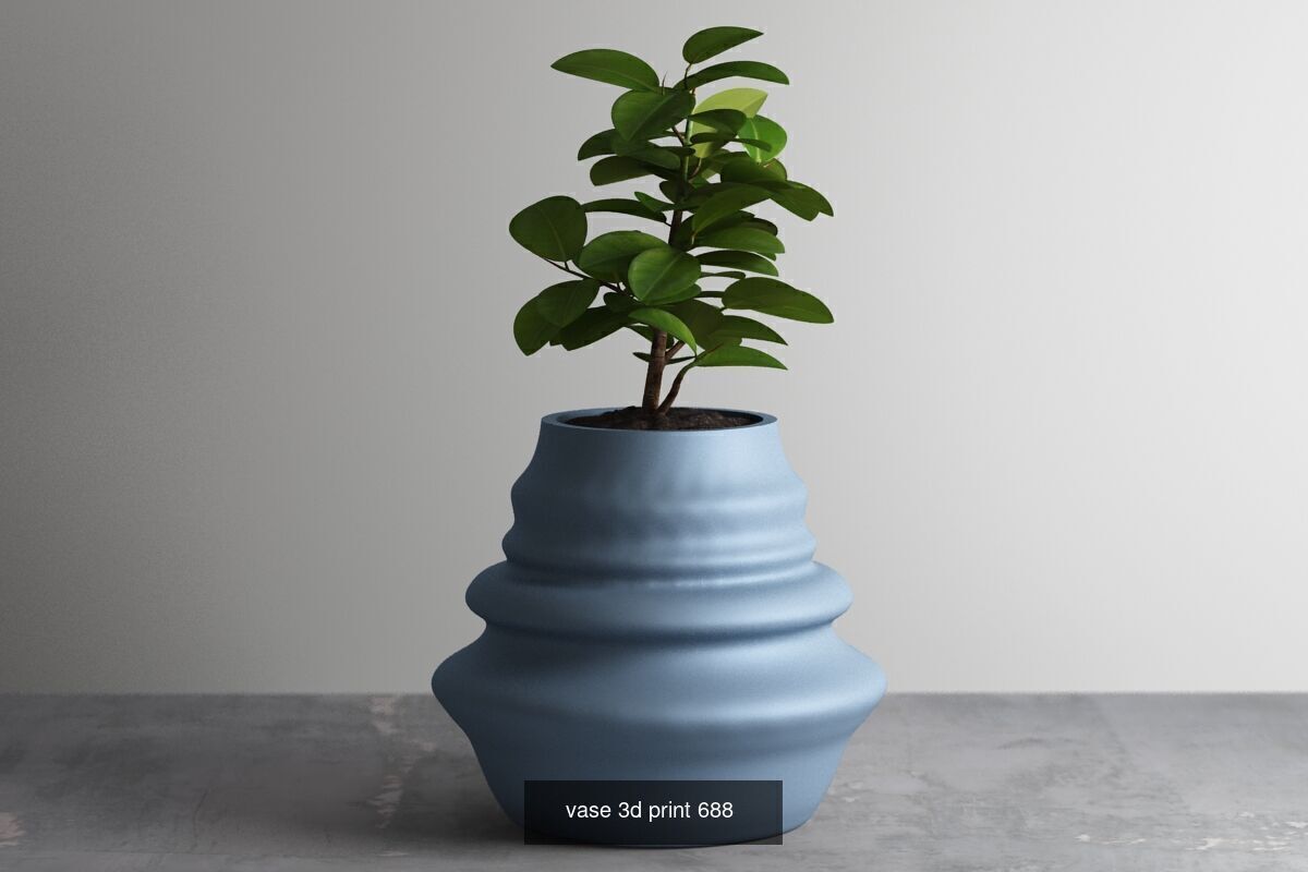 20 vase pot 3d print pack collection _6
