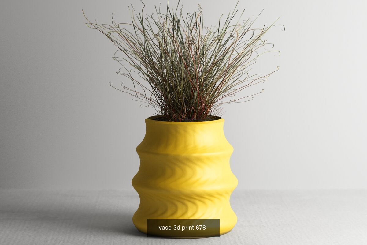 20 vase pot 3d print pack collection _16
