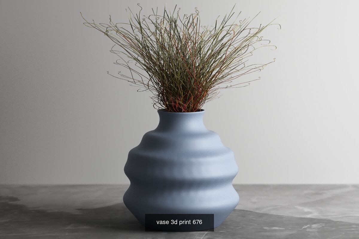 20 vase pot 3d print pack collection _18
