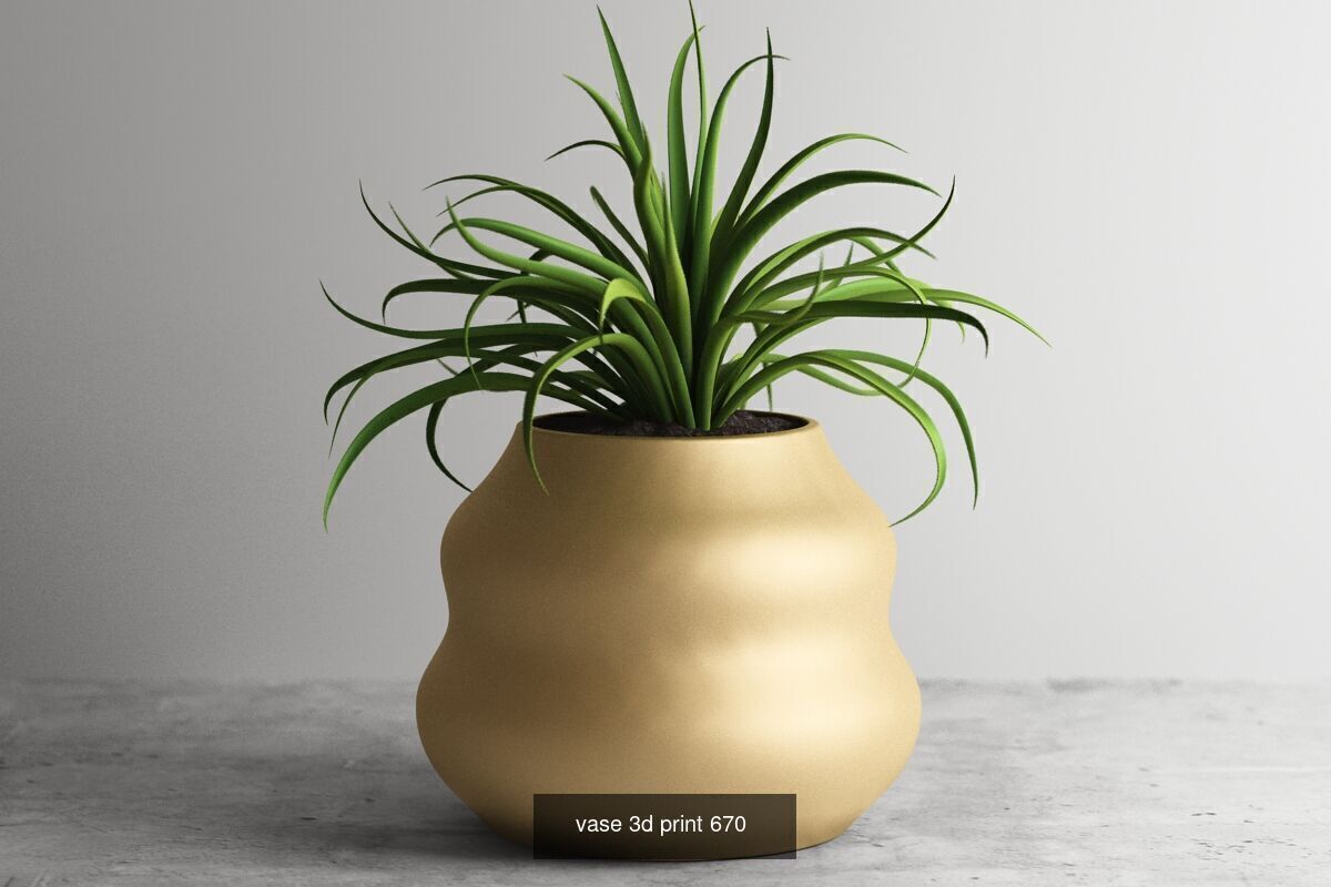 20 vase pot 3d print pack collection _20