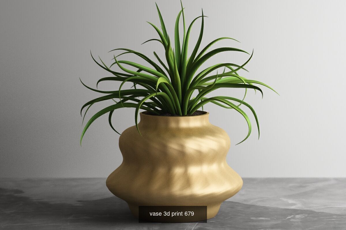 20 vase pot 3d print pack collection _15