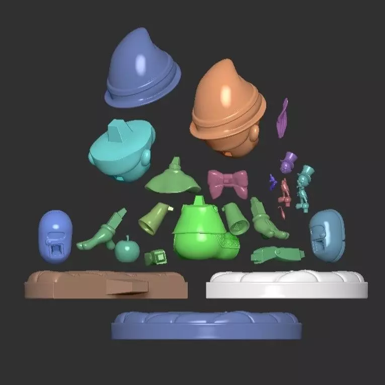 PINOCCHIO and JIMINY CRICKET 3D print model_10
