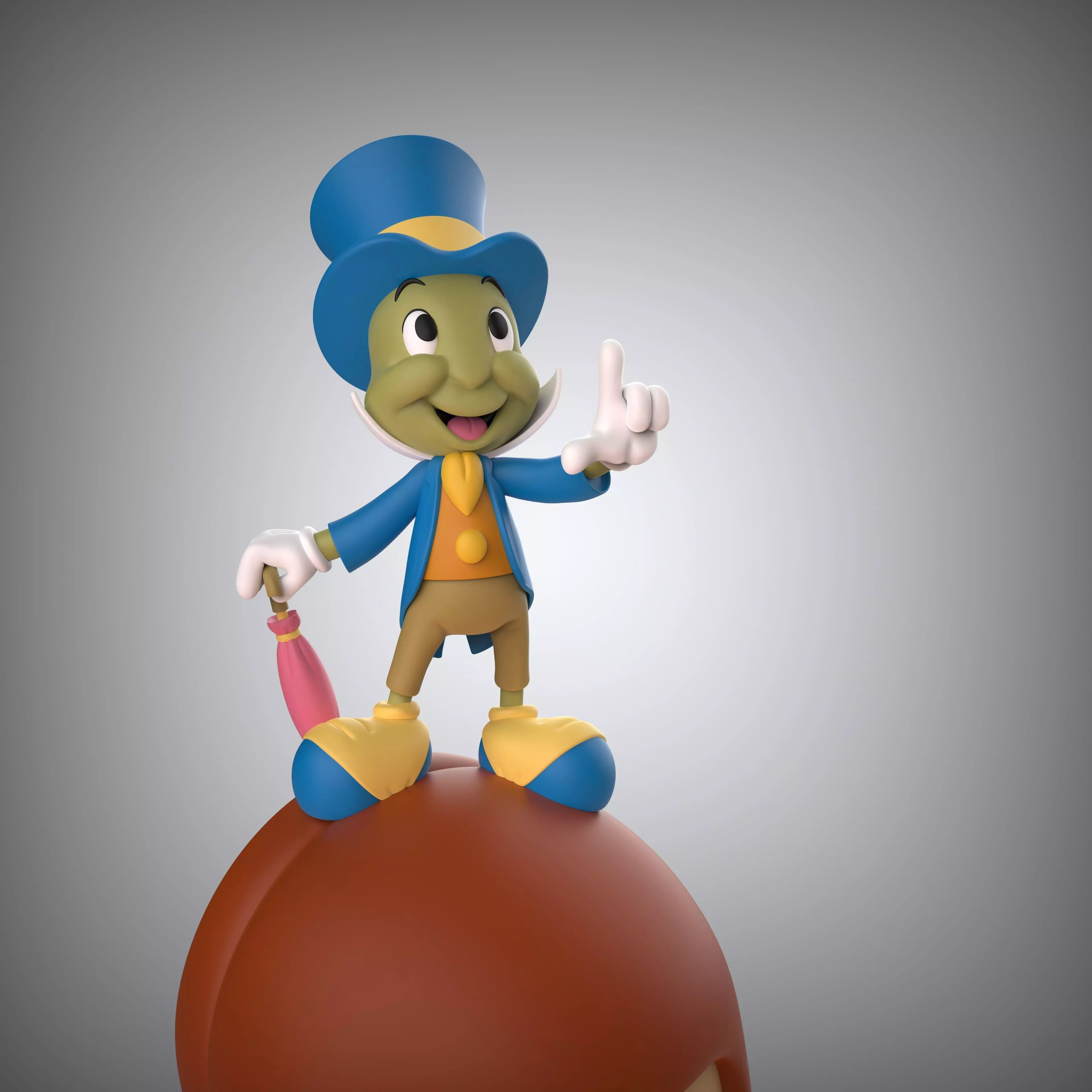 PINOCCHIO and JIMINY CRICKET 3D print model_3