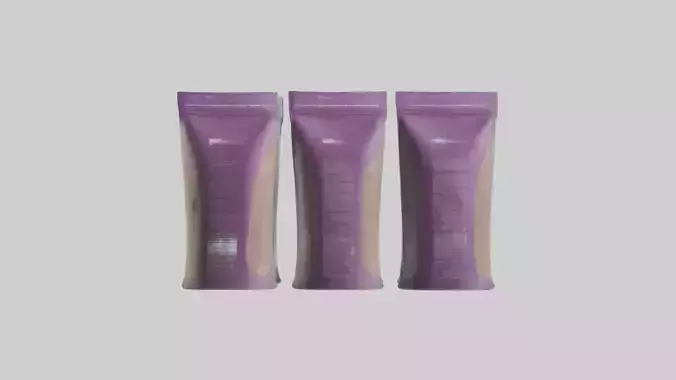 Frozen Protein Shake Packs model 3D model